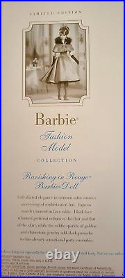 BARBIE Silkstone Ravishing in Rouge BFMC 2001 FAO Schwarz Limited Edition NRFB