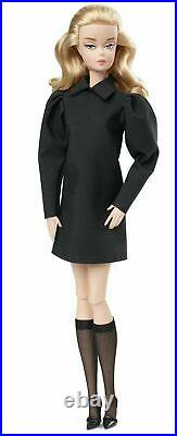 BEST IN BLACK BARBIE Doll, Fashion Model SILKSTONE, #GHT43 NEW with SHIPPER