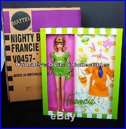 BFC NIGHTY BRIGHTS SILKSTONE FRANCIE GIFTSET 2011 Gold Label Barbie V0457 NRFB