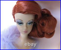 BFMC Silkstone Lavender Luxe Red Haired Barbie Doll With Taffeta Organza Gown