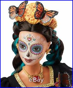 BRAND NEW Barbie Dia De Los Muertos(Day of The Dead) Doll IN HAND FAST SHIP