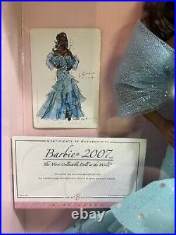 Barbie 2007 Robert Best Chiffon Gown African American Pink Label RARE New In Box