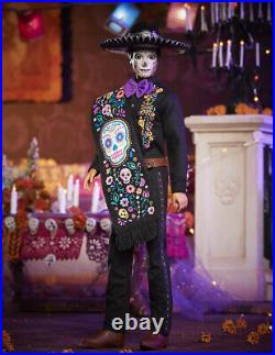 Barbie 2021 Ken Dia De Los Muertos Day of The Dead Doll Mattel Ships 09/04