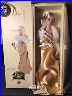 Barbie 50th Ann 2009 Gaw Gold Label Golden Enchantment Silkstone Doll Nrfb