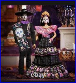 Barbie And Ken Dia De Los Muertos Doll 2021 Day Of The Dead In Hand, Ships Asap