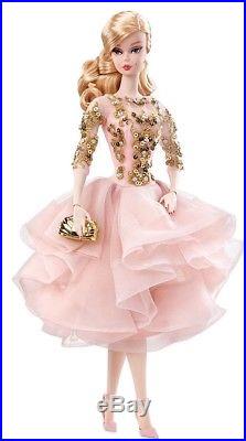 Barbie BFMC Blush and Gold Cocktail Dress Silkstone
