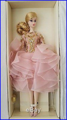 Barbie BLUSH and & GOLD COCKTAIL DRESS Barbie BFMC Gold Label DWF55 MINT NRFB