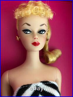 Barbie Black & White Swimsuit Signature 75th Anniversary Silkstone Doll