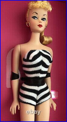 Barbie Black & White Swimsuit Signature 75th Anniversary Silkstone Doll