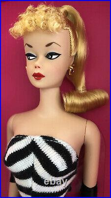 Barbie Black & White Swimsuit Signature 75th Anniversary Silkstone Doll