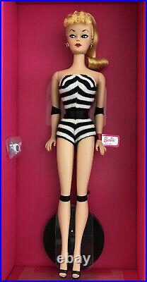 Barbie Black & White Swimsuit Signature 75th Anniversary Silkstone Doll