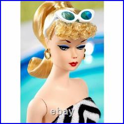 Barbie Black & White Swimsuit Signature 75th Anniversary Silkstone Doll