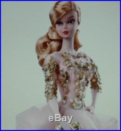 Barbie Blush And Gold Cocktail Dress Silkstone Fashion Model In Original Tissue