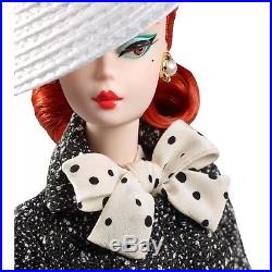 Barbie Collector Barbie Fashion Model Collection Black White Tweed Suit Doll