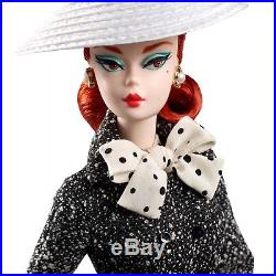 Barbie Collector Barbie Fashion Model Collection Black White Tweed Suit Doll