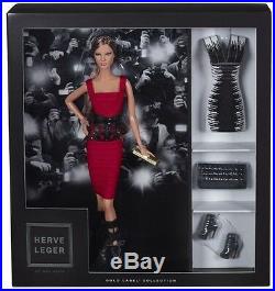 Barbie Collector Herve Leger by Max Azria Doll Gold Label 2013 X8249 NEW