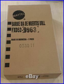 Barbie Dia De Los Muertos Doll Day of the Dead with Shipper Box Mattel In Stock