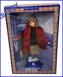 Barbie Doll x Burberry Blue Label Collaboration Limited Edition rare Japan