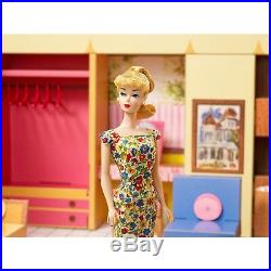 Barbie Dream House 1962 Vintage Reproduction & Barbie FND44 Mint In Shipper