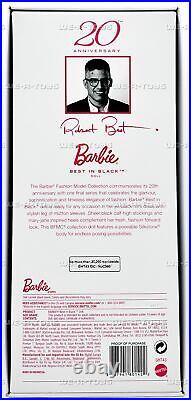 Barbie Fashion Model Collection Best in Black Silkstone Doll 2019 Mattel GHT43