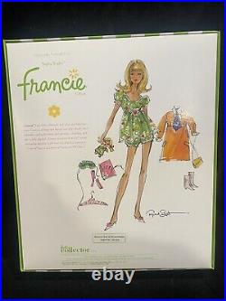 Barbie Francie Nighty Brights Silkstone Gold Label Doll Mattel V0457 New Shipper