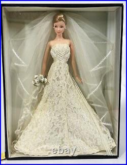 Barbie GOLD LABEL Carolina Herrera Bride 2005 Wedding Dress Silkstone Doll NEW