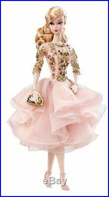 Barbie Gold Label Silkstone Blush & Gold Cocktail Dress Never Been On Shelf