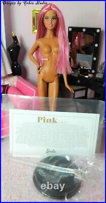 Barbie Pink Collection Doll 3Silkstone2021NUDEGold LabelRe-root