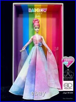Barbie Platinum Silkstone Rainbow Cloud Spanish Doll Convention NRFB 2020