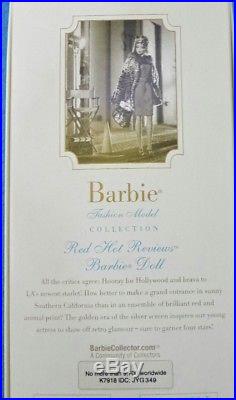 Barbie Red Hot Reviews Silkstone Doll Gold Label Coleccion K7918 Mattel Fashion