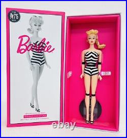 Barbie Signature 75th Anniversary Silkstone Body Doll Gold Label GHT46 New