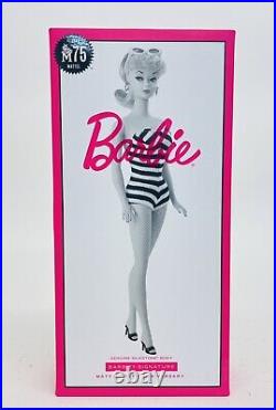 Barbie Signature 75th Anniversary Silkstone Body Doll Gold Label GHT46 New