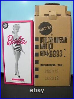 Barbie Signature 75th Anniversary Silkstone Doll Gold Label GHT46 New NRFB MINT