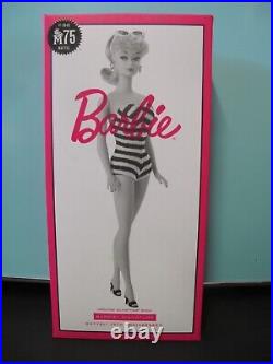 Barbie Signature 75th Anniversary Silkstone Doll Gold Label GHT46 New NRFB MINT