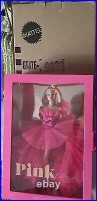 Barbie Signature Pink Collection Doll, Silkstone Barbie Doll In Tulle Gown NRFB