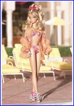 Barbie Silkstone Bfmc Palm Beach Swimsuit Nrfb Tissued