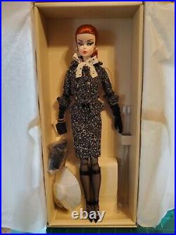 Barbie Silkstone Black and White Tweed Suit Gold Label Gorgeous Red Hair 2016