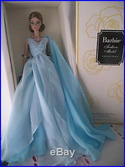 Barbie Silkstone Blue Chiffon Ball Gown, Ref Dyx74 2017