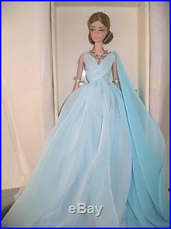 Barbie Silkstone Blue Chiffon Ball Gown, Ref Dyx74 2017