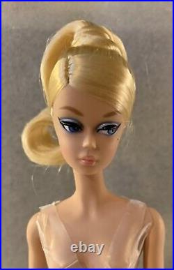 Barbie Silkstone Classic Black Dress Articulated Doll Nude