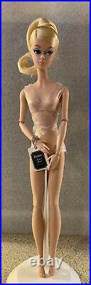 Barbie Silkstone Classic Black Dress Articulated Doll Nude