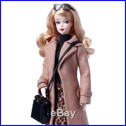Barbie Silkstone Doll Fashion Model Collection Classic Camel Coat NRFB KYB382 LE