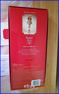 Barbie Silkstone Ekaterina Doll' S Empty Box 20011 Bfmc Gold Label Mattel Read