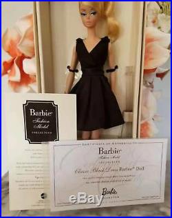 Barbie Silkstone Fashion Model Collection Gold Label 2016 Classic Black Dress