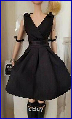 Barbie Silkstone Fashion Model Collection Gold Label 2016 Classic Black Dress