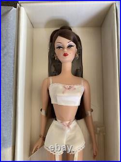 Barbie Silkstone Lingerie Brunette Doll MINT NRFB BFMC Fashion Model Gold Label