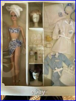 Barbie Silkstone Spa Getaway Fashion Model Ltd Edition Box Set Mattel Nrfb, V