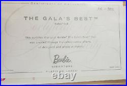 Barbie Silkstone THE GALA'S BEST Doll Platinum Label BFMC Sold Out