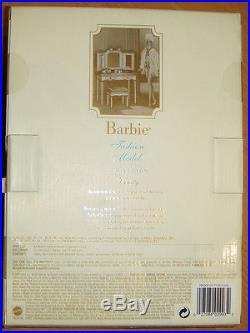Barbie Silkstone Vanity and Bench, Accessories 2004 Gold Label New