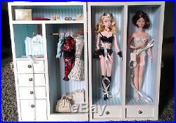 Barbie Silkstone Wardrobe Case with Dolls and Accessories